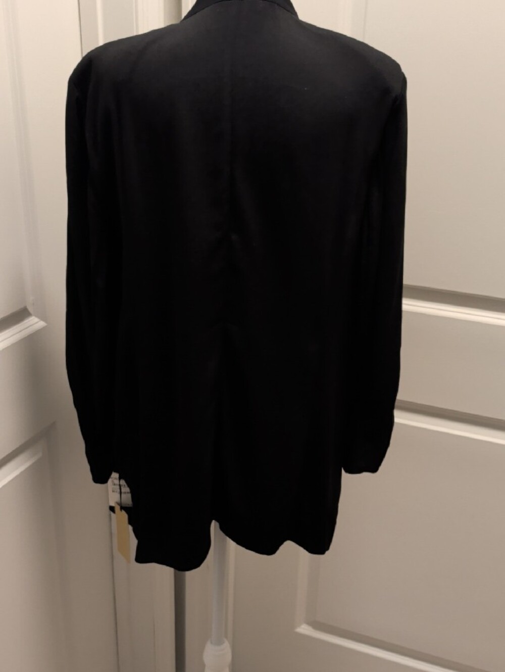 Nordstrom Halogen  NWT $119 Size 2X Black Open-Front Draped Blazer - Picture 6 of 9